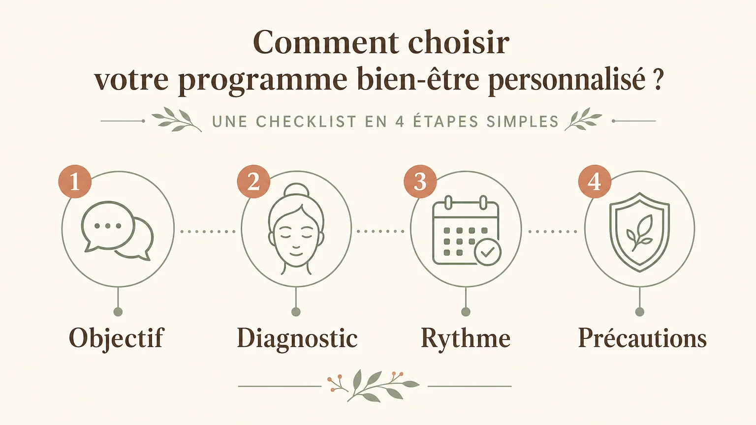 Checklist pour choisir un programme bien-être personnalisé