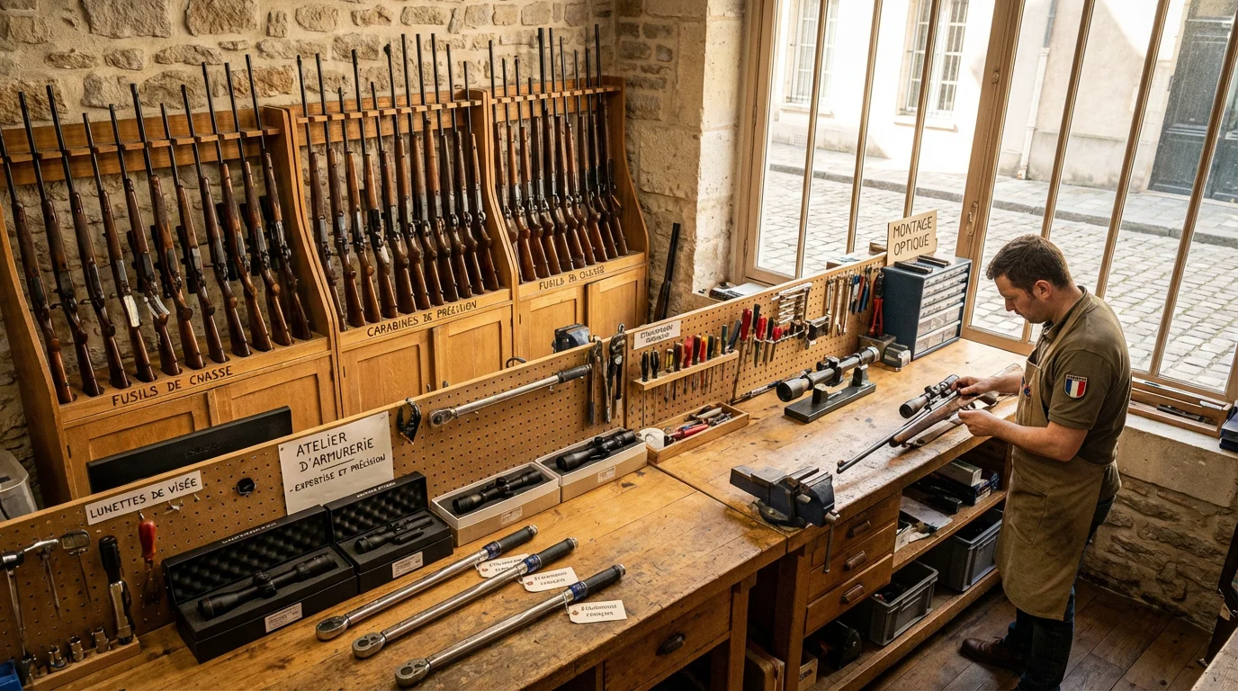 Montage d'optique sur arme : les avantages d'un réglage professionnel