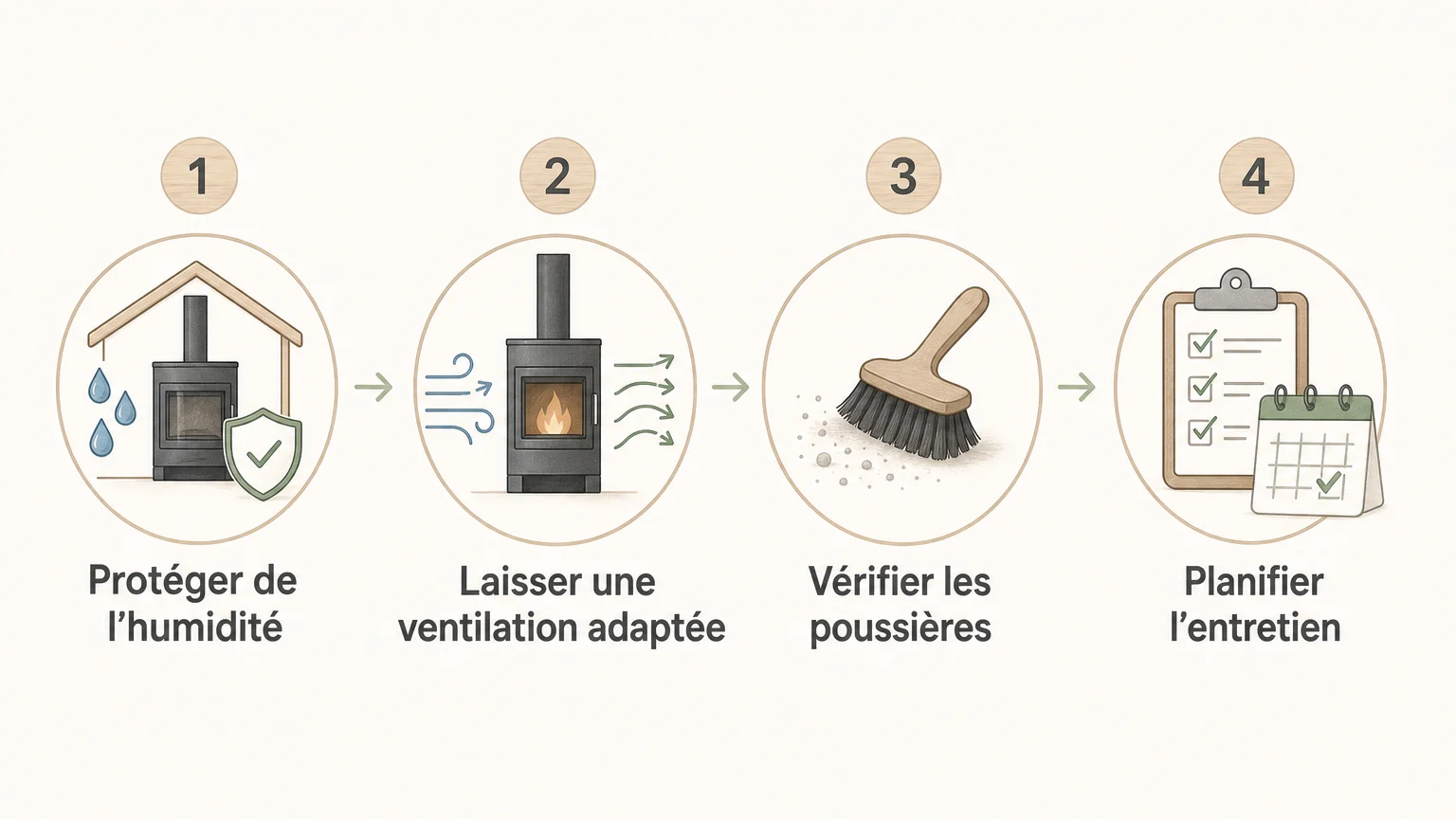 Checklist pour stocker et entretenir les pellets