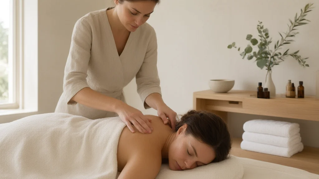 Massage bien-être dans une ambiance naturelle et apaisante à Hyères
