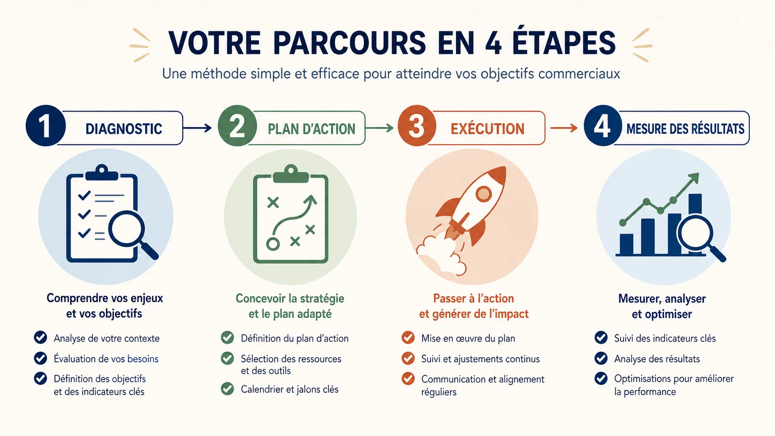 Checklist pour choisir et piloter un consultant commercial