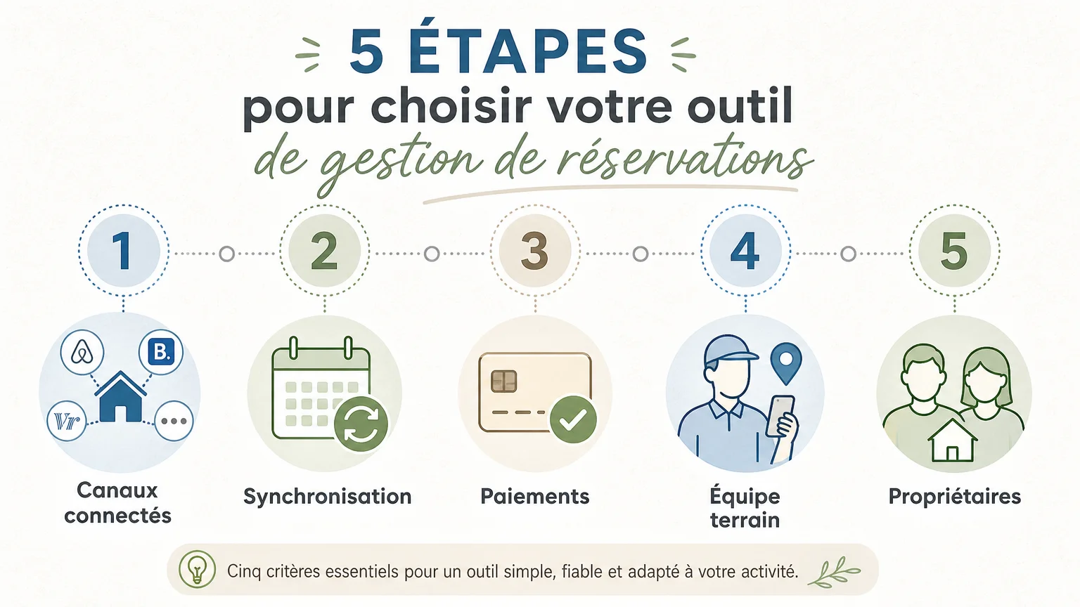Checklist des critères pour choisir un channel manager