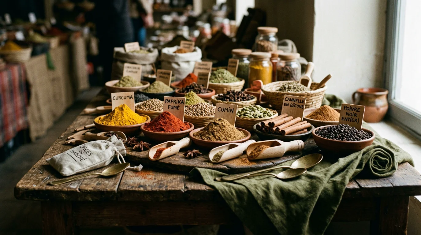 Épices : la liste complète pour sublimer votre cuisine