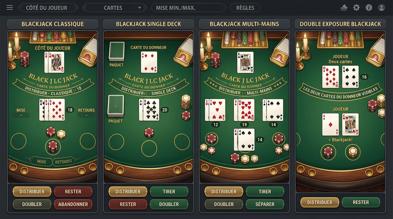 Casino en ligne de blackjack : guide, règles et sécurité