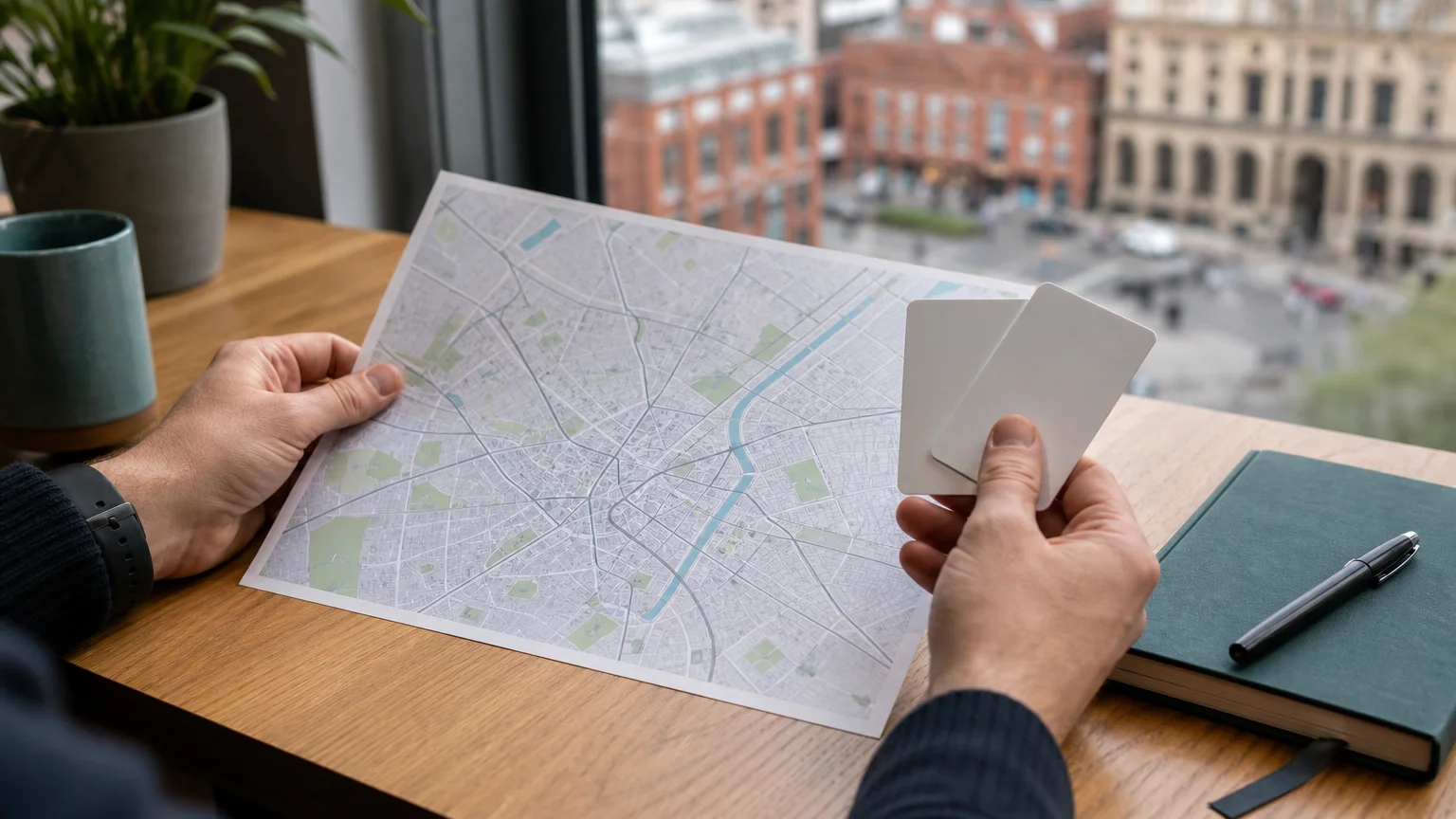 Comparing workspace locations and access in Birmingham