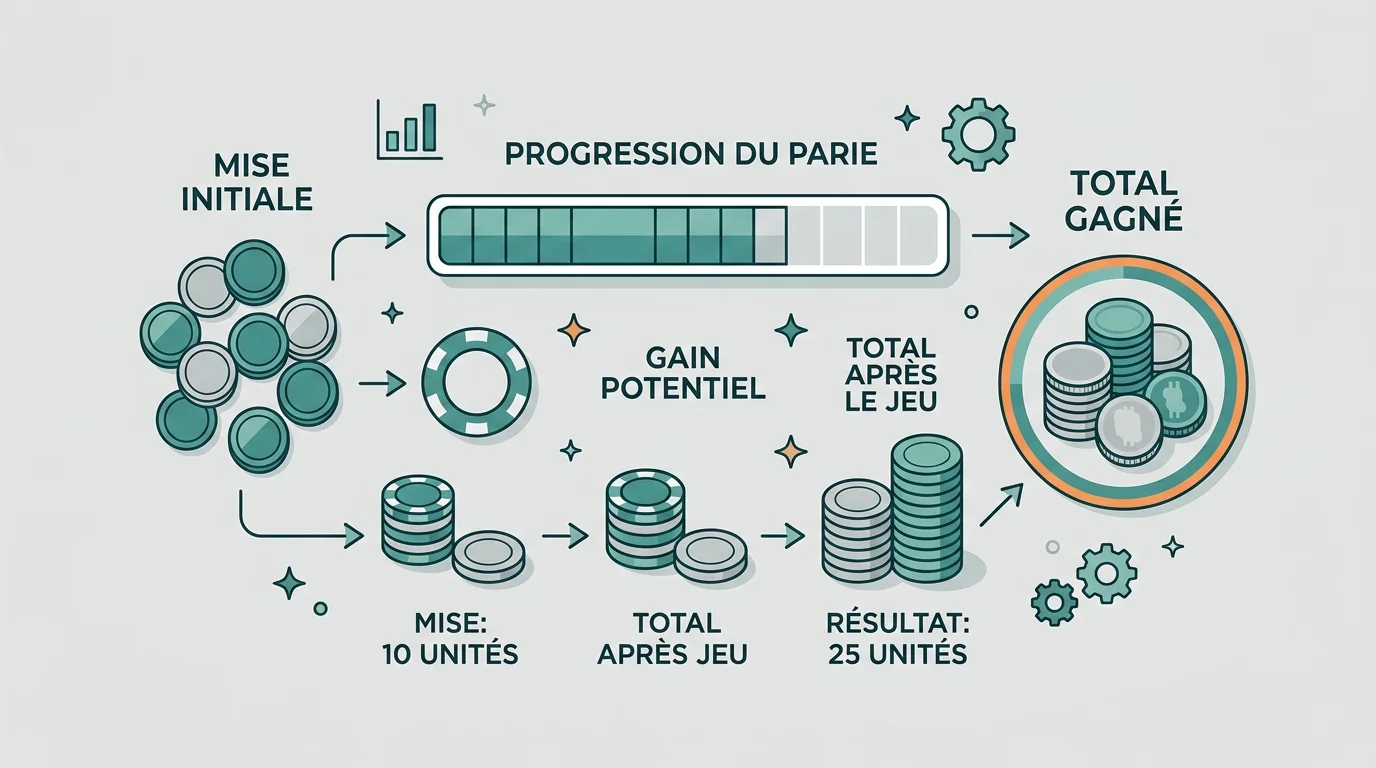 Schéma expliquant le calcul des exigences de mise d