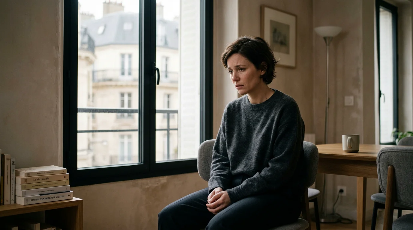 Personne isolée près d'une fenêtre illustrant l'emprise psychologique dans le couple