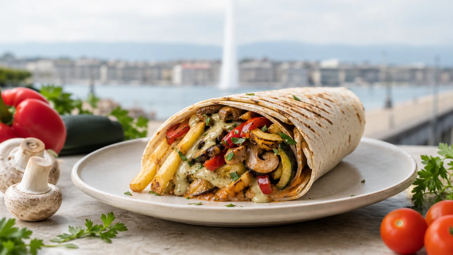 Options végétariennes au restaurant de tacos à Genève