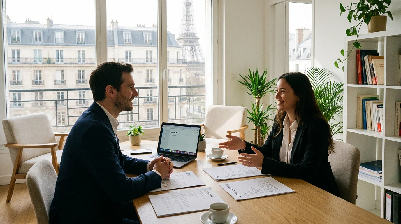 Entretien de recrutement en agence d'intérim à Orléans