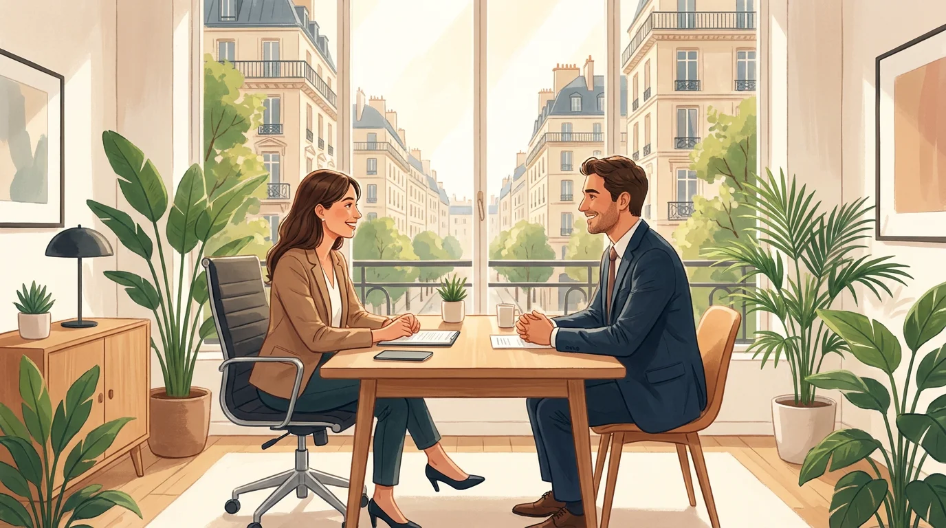 Entretien de recrutement pour une mission d'intérim en ressources humaines