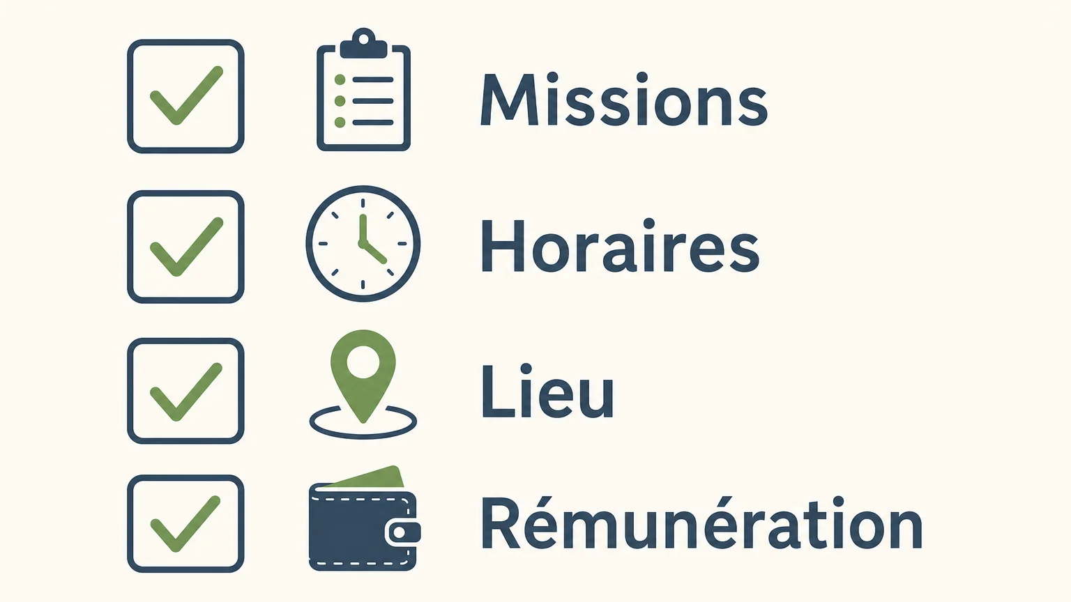 Checklist des critères à vérifier dans une annonce de nounou