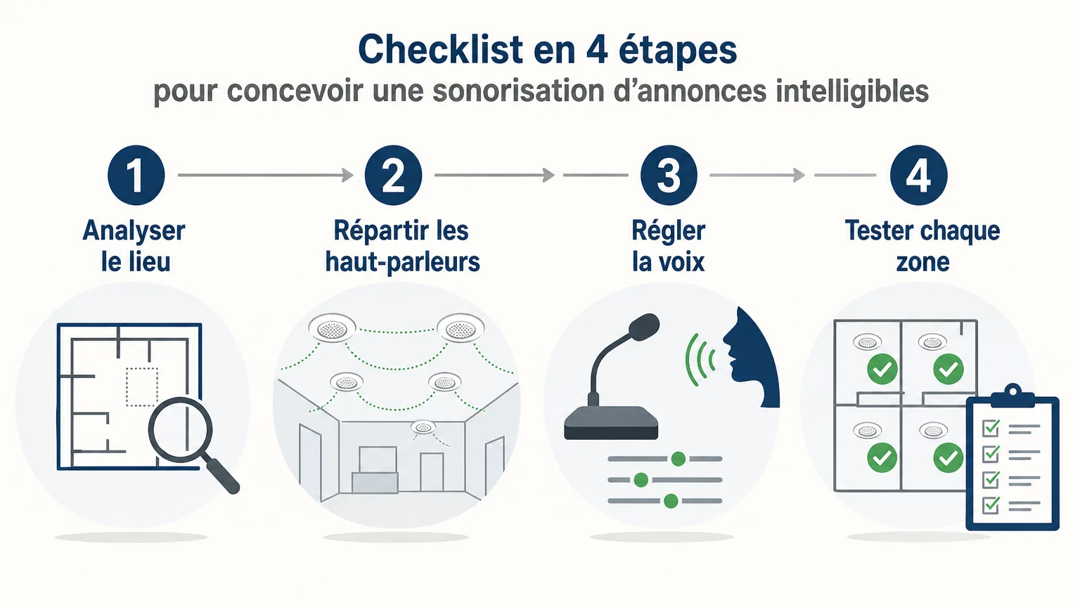 Checklist en quatre étapes pour améliorer l’intelligibilité des annonces