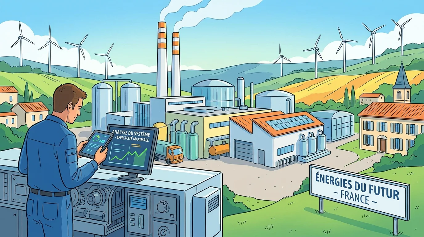 Technicien de maintenance utilisant une tablette numérique sur un site industriel moderne en France