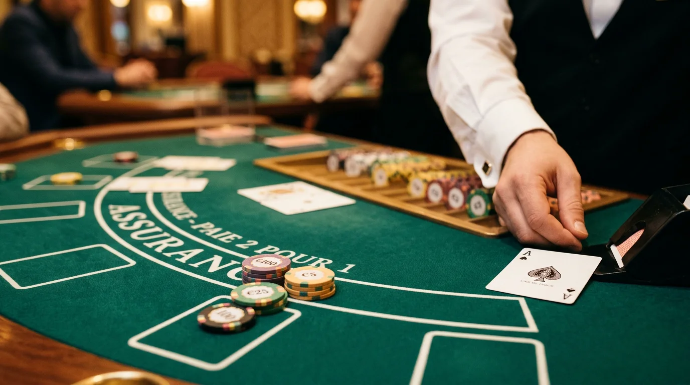 Assurance blackjack : règles, calculs et quand l'éviter