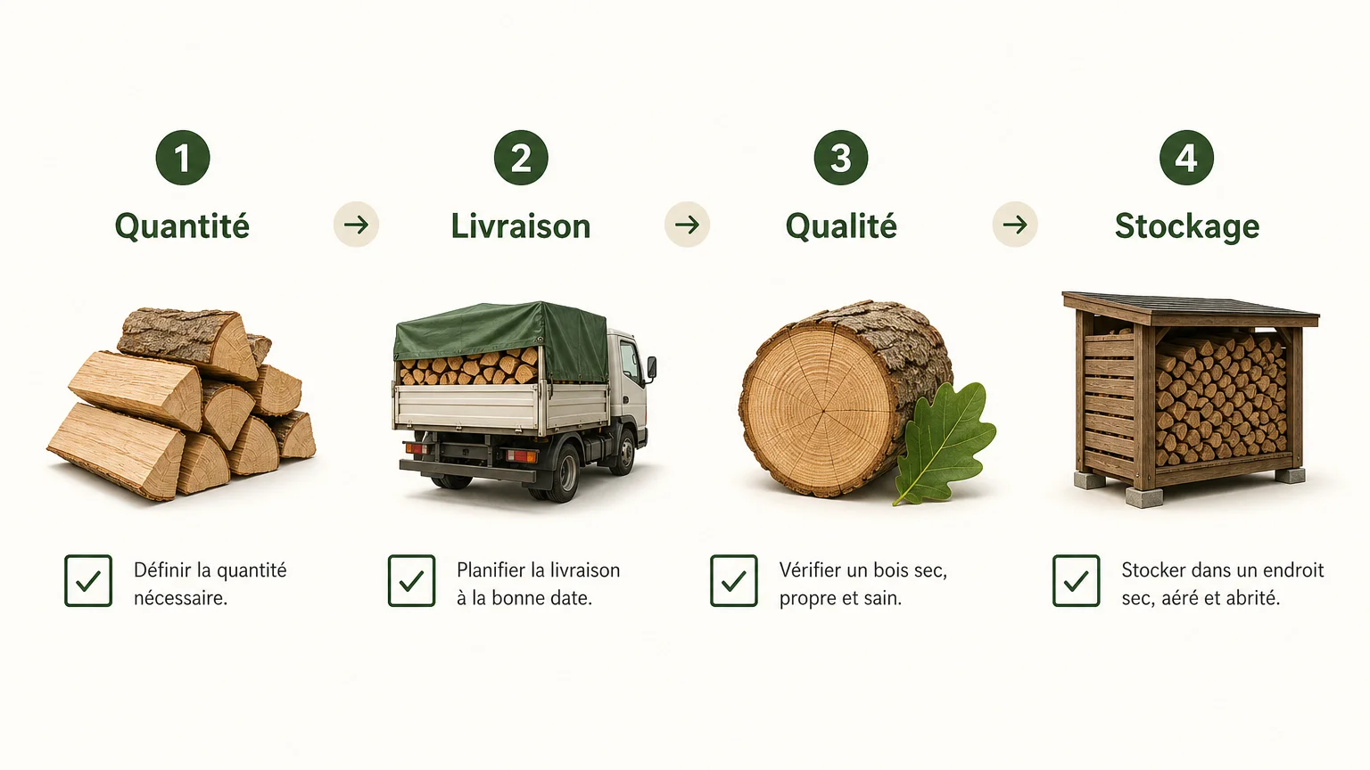 Checklist pour comparer une offre de pellets avant commande