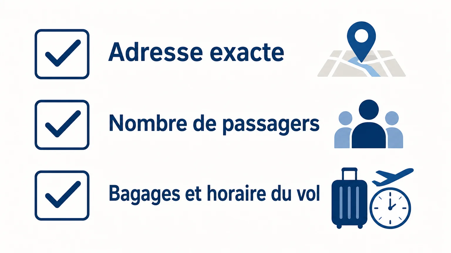 Liste des informations à préparer pour demander un devis de transfert