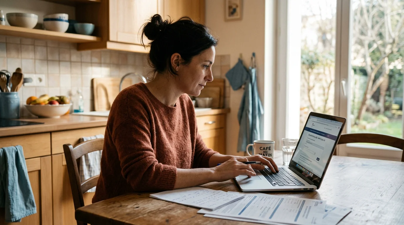 Parent employeur déclarant en ligne l'indemnité de fin de contrat de sa nounou
