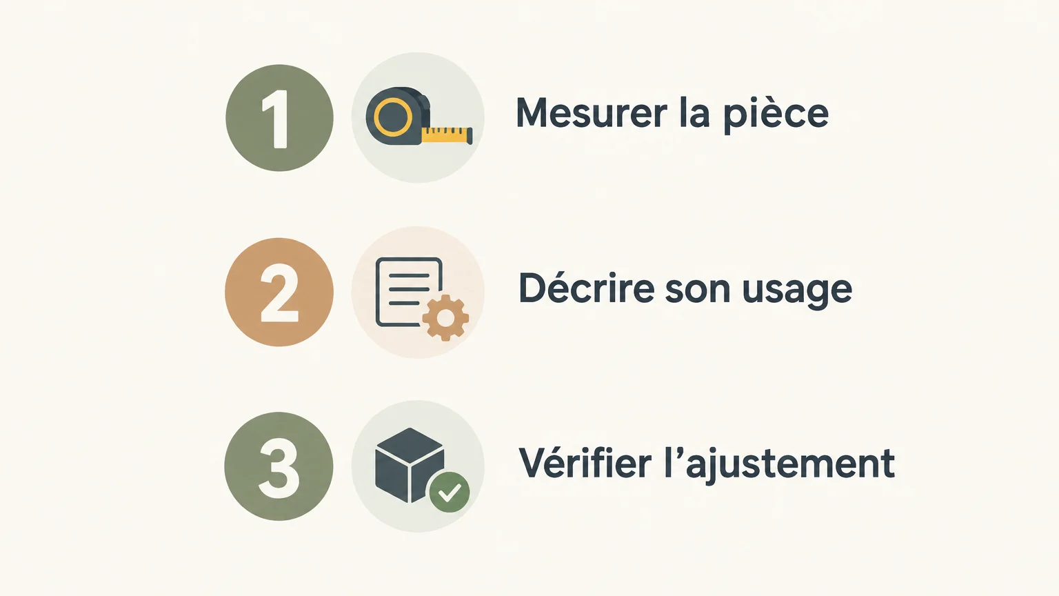 Trois étapes pour préparer la reproduction d’une pièce