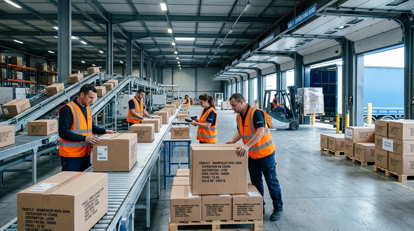 Chaîne de production et quai de livraison sécurisés par le financement fournisseurs