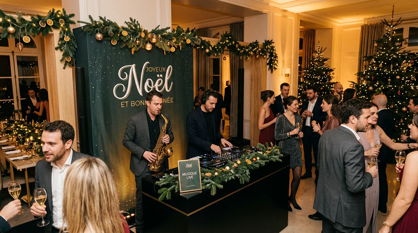 DJ et saxophoniste pour fête de Noël : le guide 2026