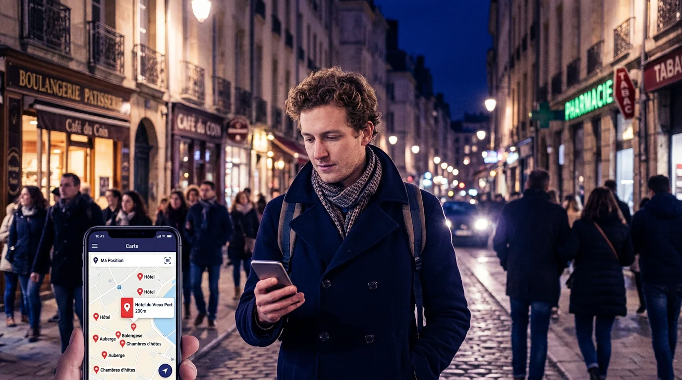 Illustration de l'article : Trouver un hôtel autour de moi sur Maps pour ce soir
