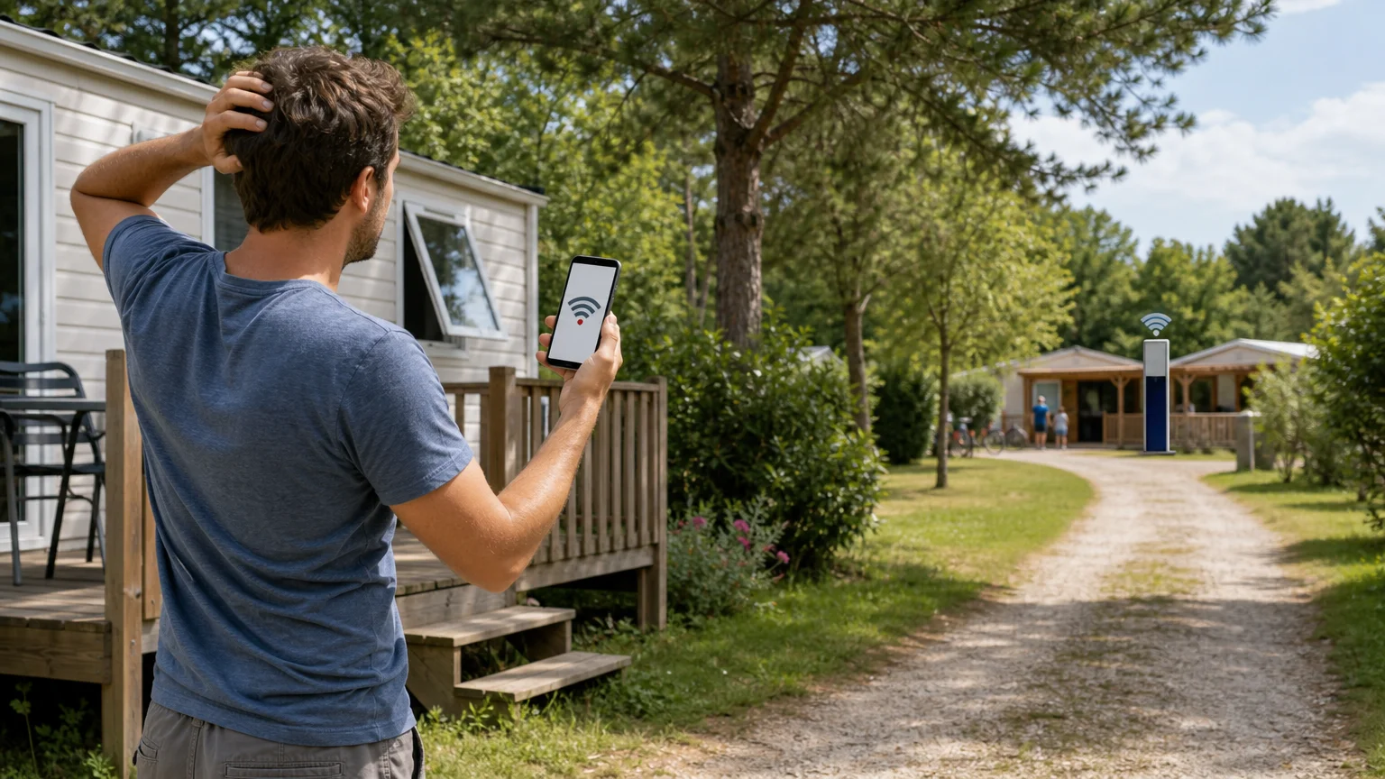 Wifi qui ne capte pas au fond du camping : solutions