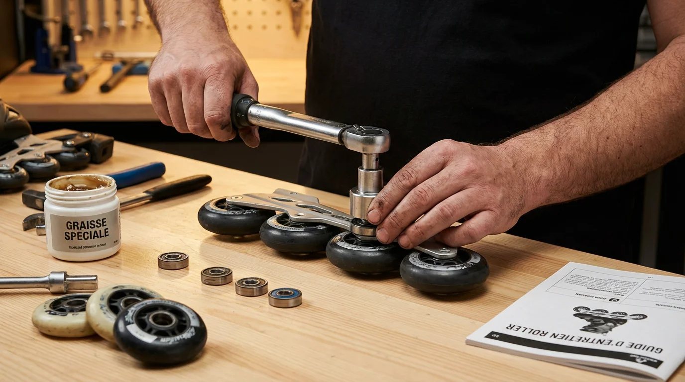 Atelier de maintenance et réparation de rollers en France