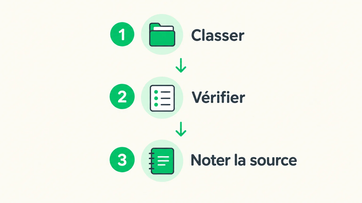 Trois étapes pour classer et vérifier une recette sans gluten