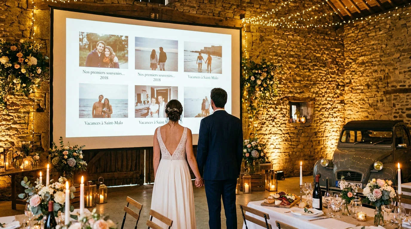 Créer un diaporama de mariage réussi : guide complet 2026