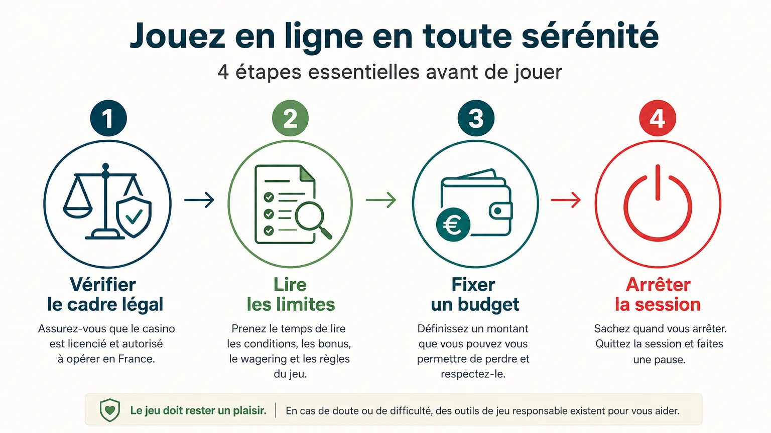 Checklist pour évaluer une roulette en direct depuis la France