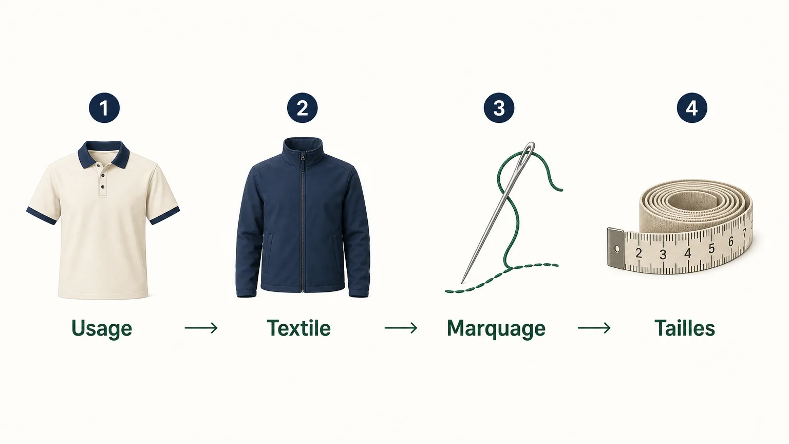 Checklist des critères pour choisir un marquage textile professionnel