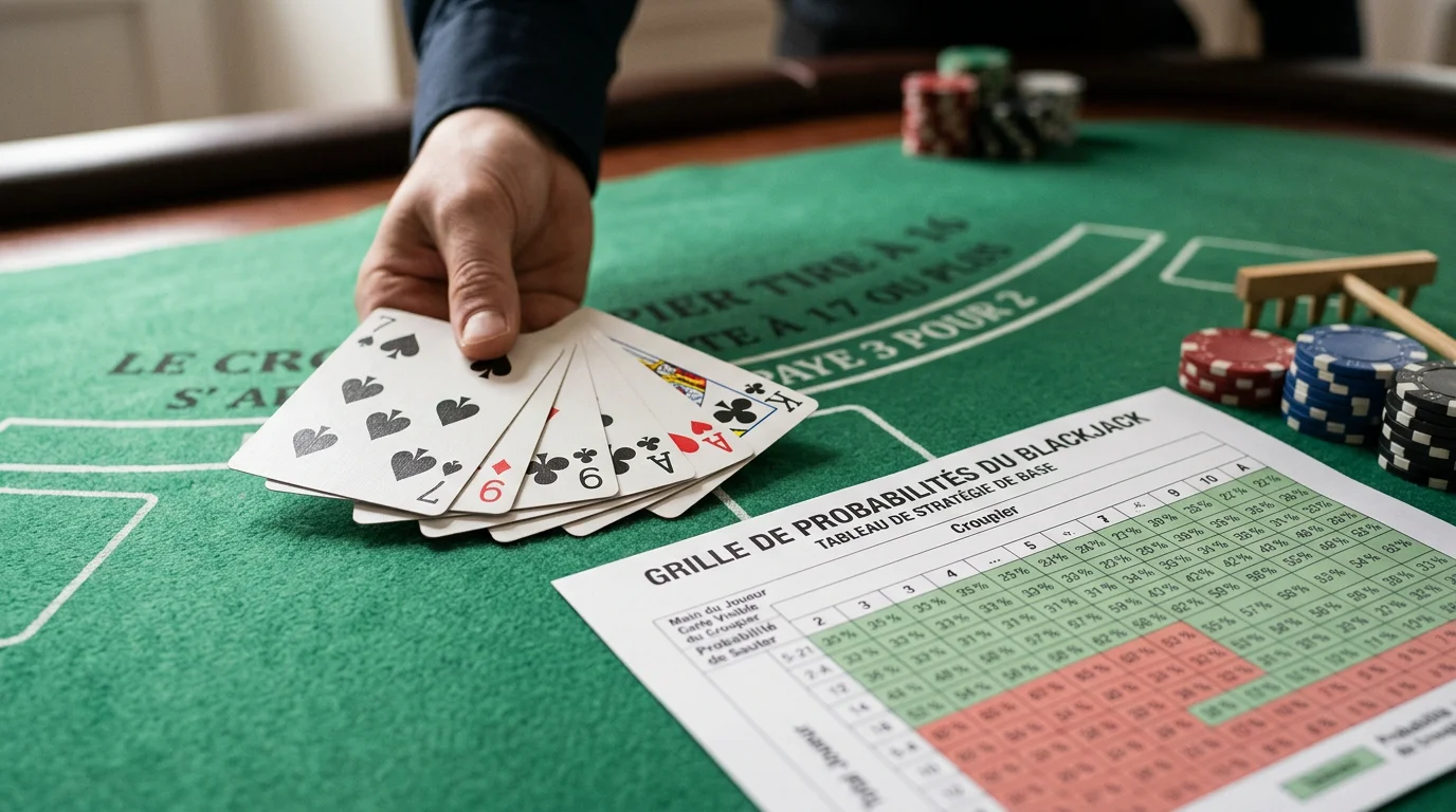 Tableau de probabilité au blackjack : guide et stratégie