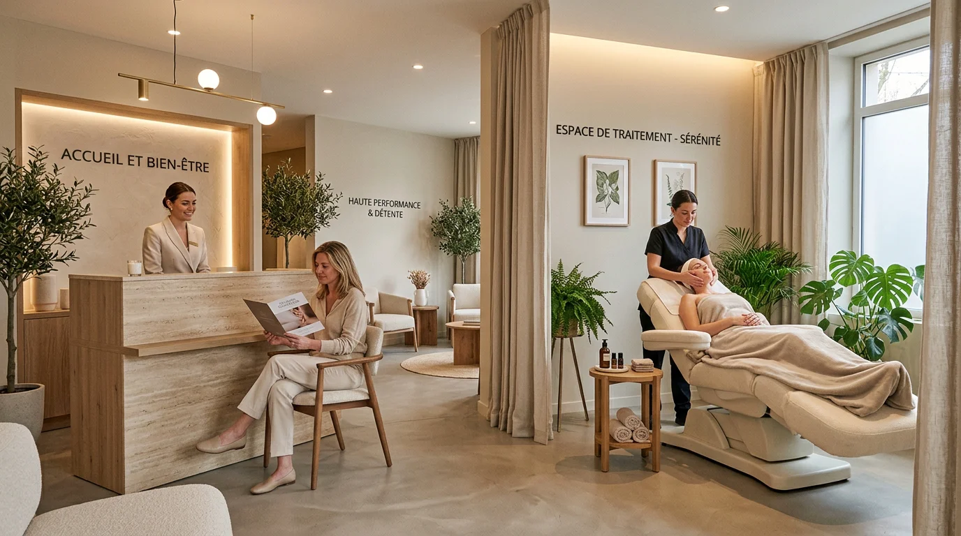 Espace institut moderne dédié aux soins head spa