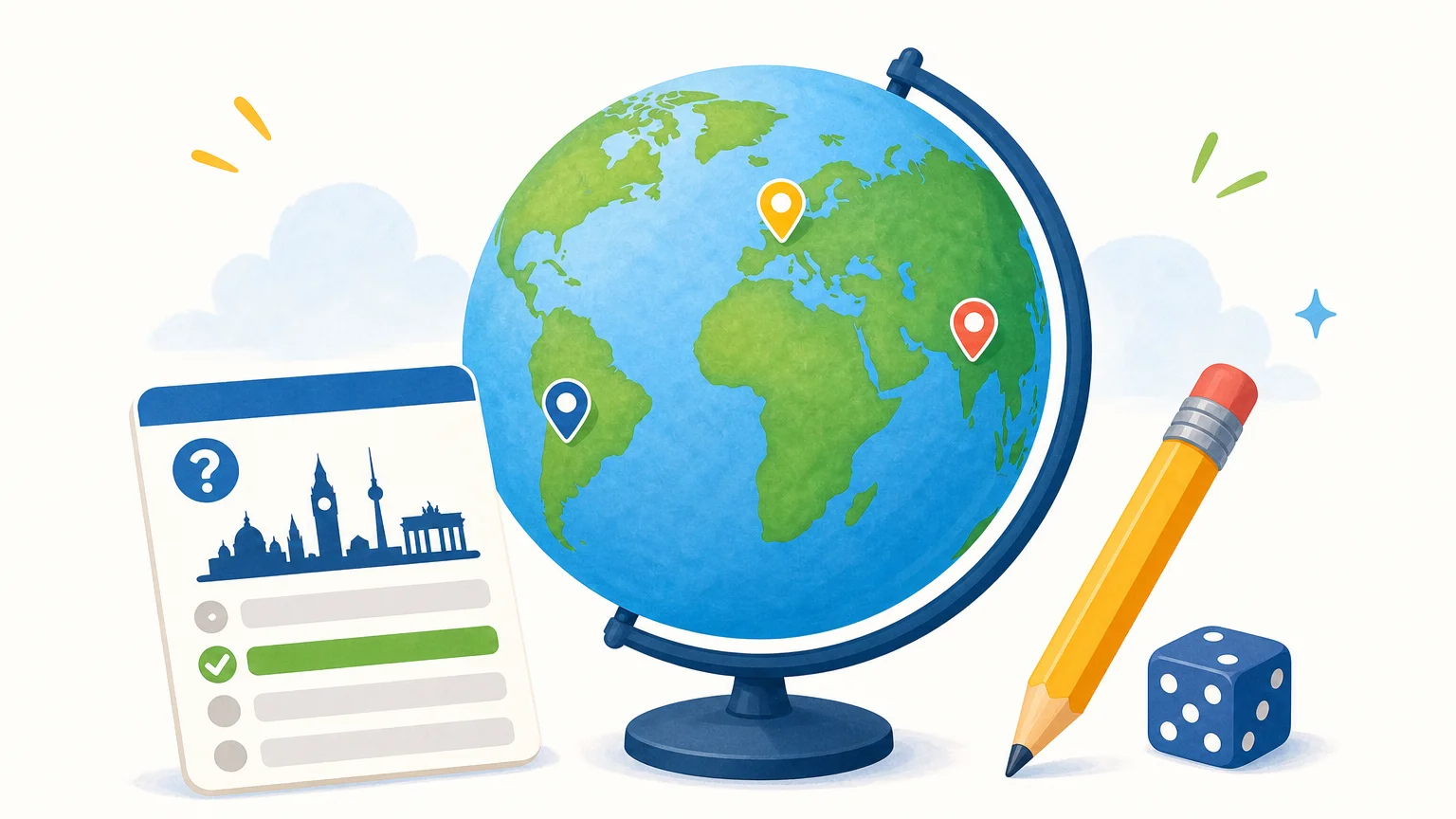 Capital Cities Quiz Game: Learn World Capitals by Playing