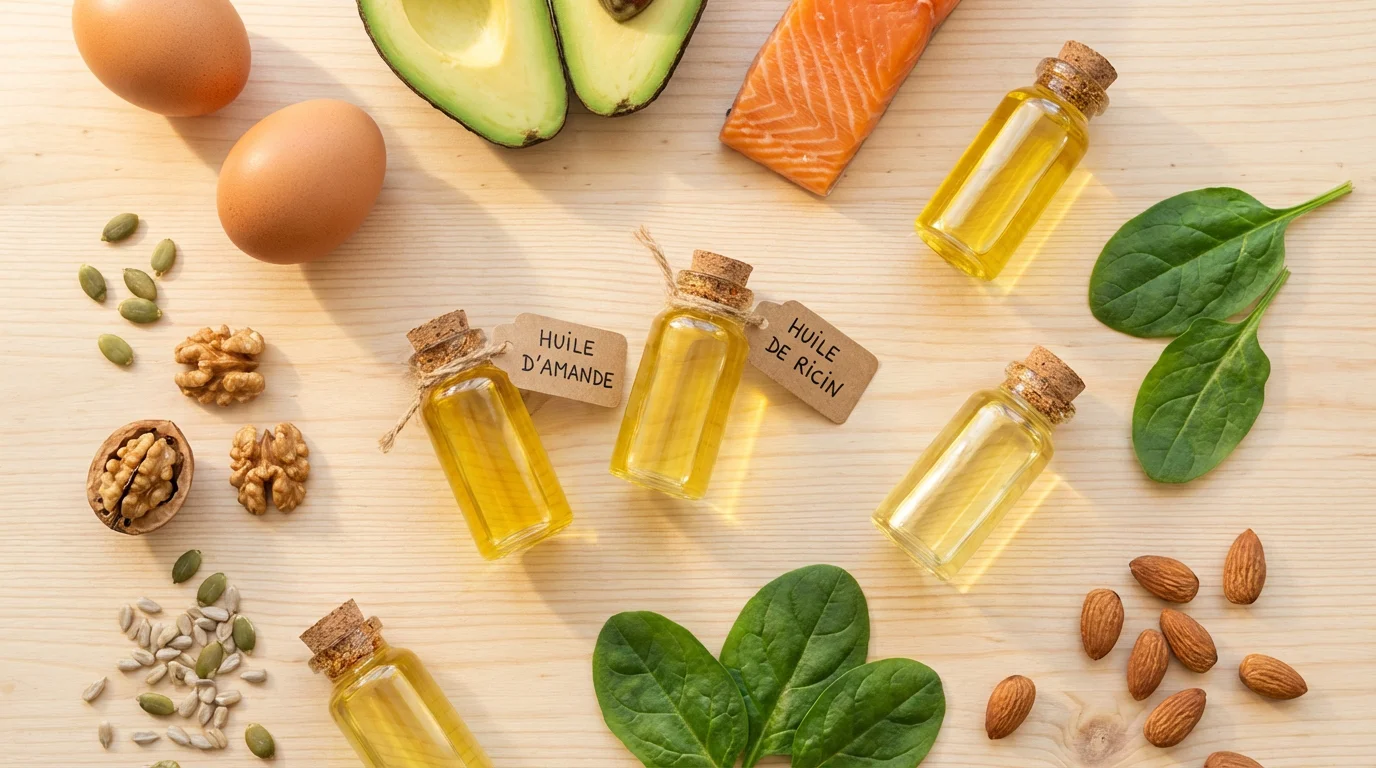 Aliments riches en nutriments essentiels pour accélérer la pousse des cheveux naturellement