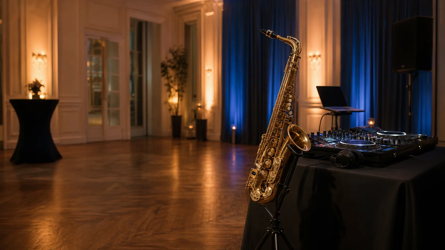 Saxophone et DJ premium pour une animation de mariage