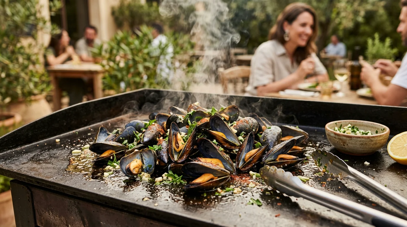 Moules à la plancha : recette et épices, le guide 2026