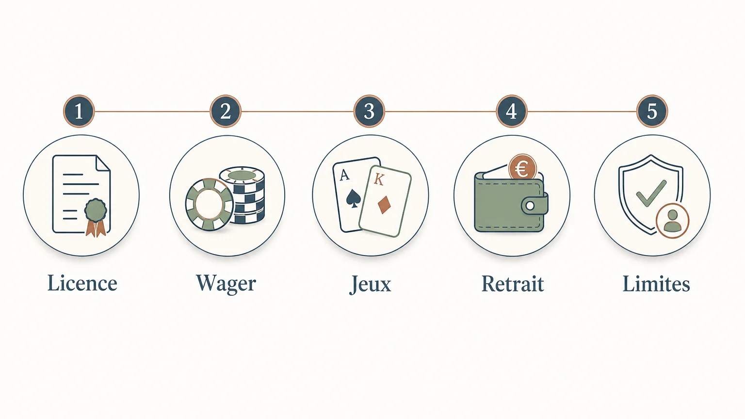 Checklist des critères pour comparer un bonus de blackjack