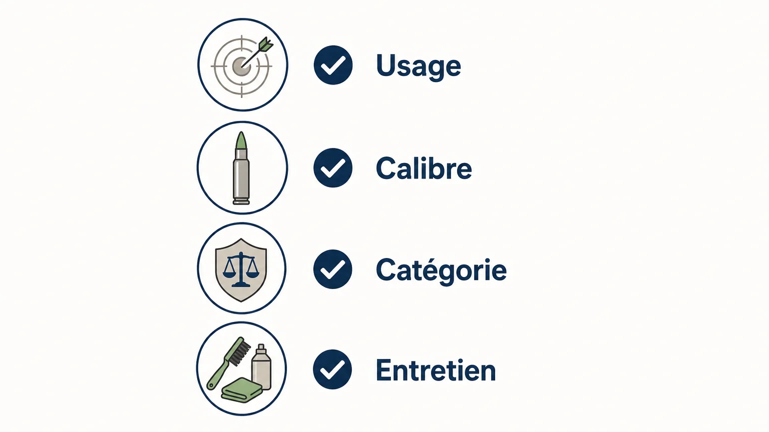 Checklist en quatre étapes pour choisir une arme Browning
