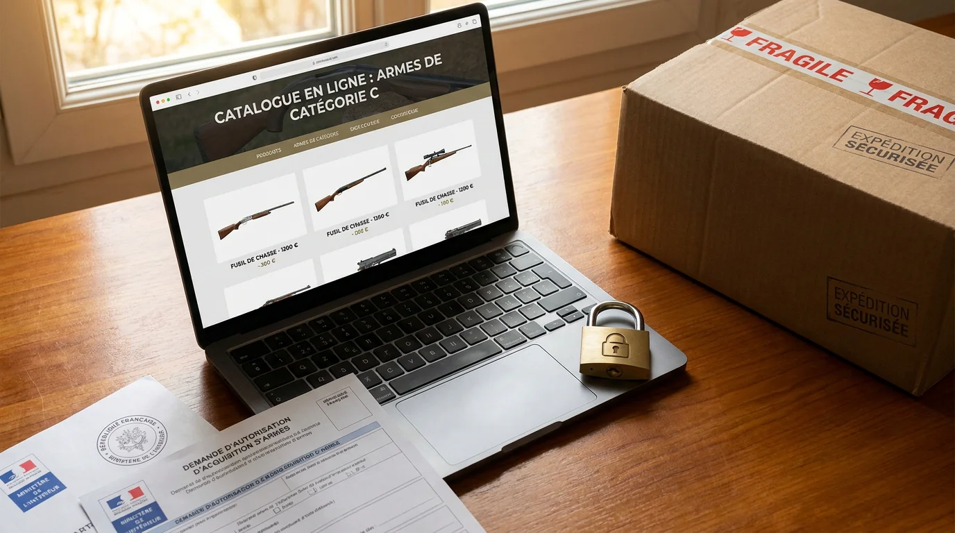 Critères pour choisir un vendeur d'armes et munitions en ligne en France