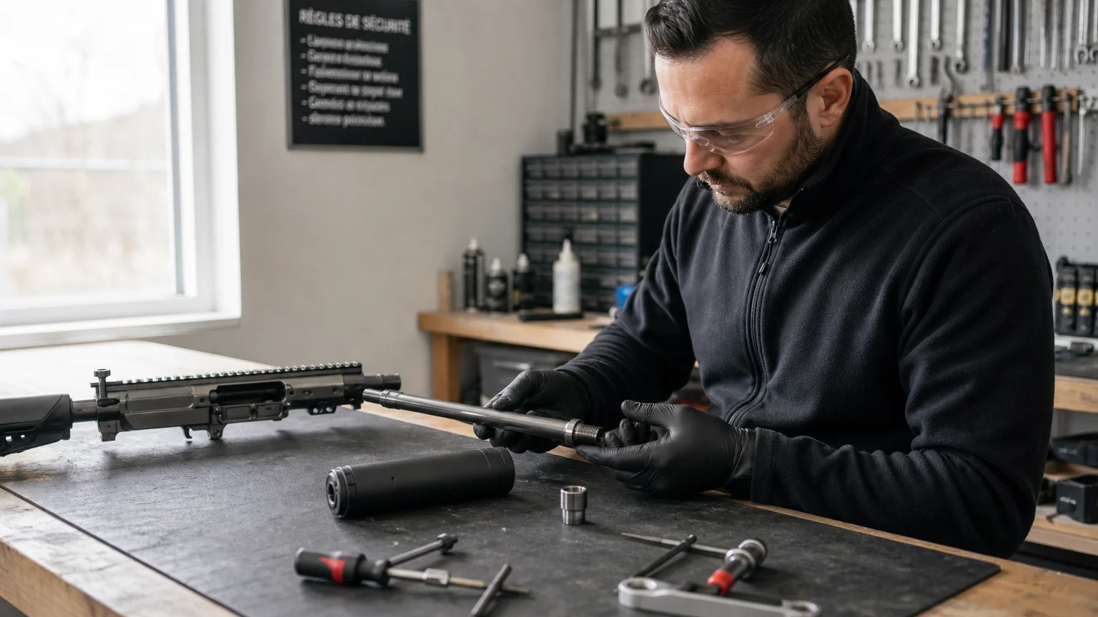 Vérification de la compatibilité d’un modérateur de son dans un atelier français