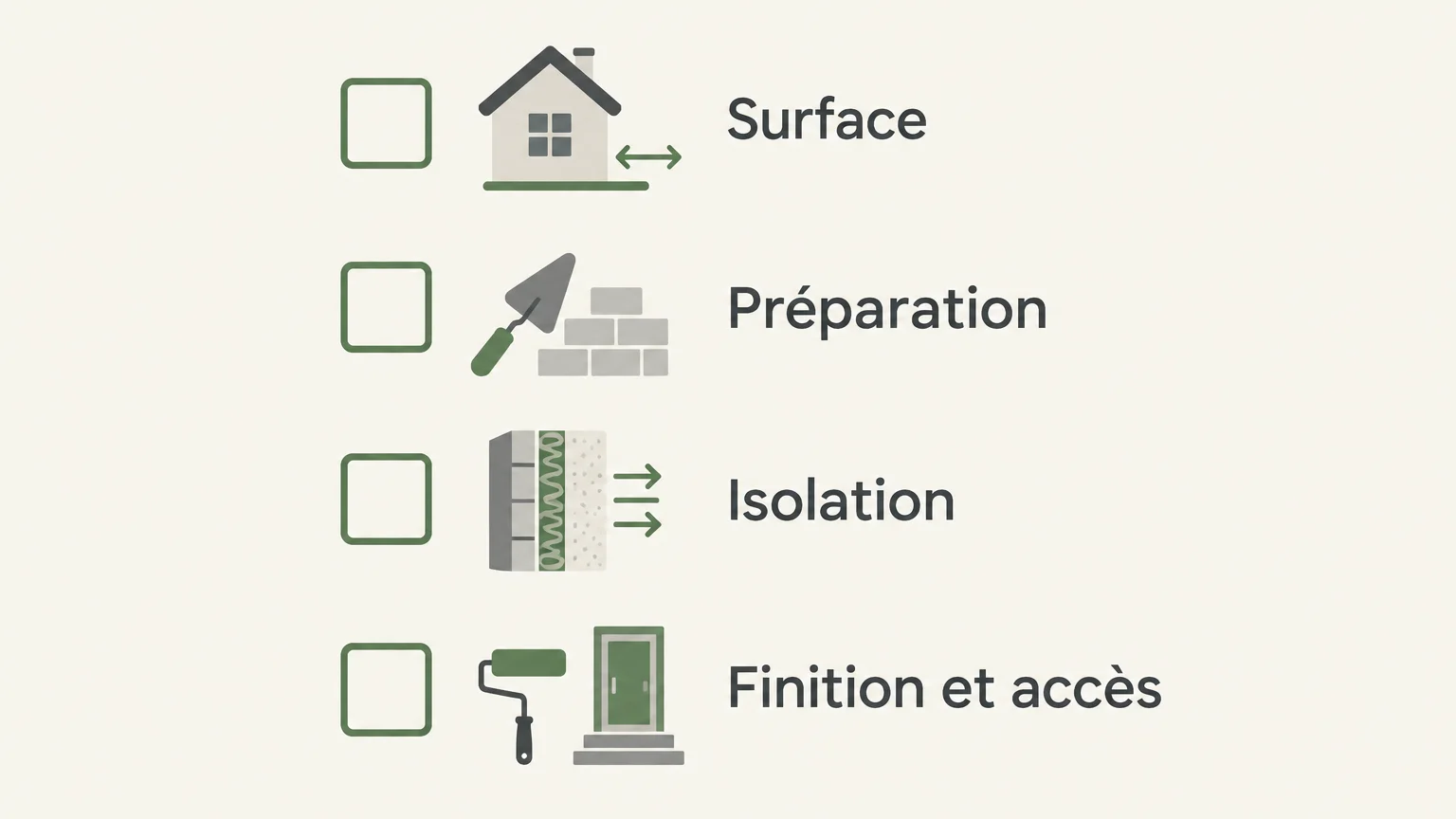 Checklist des critères à comparer dans un devis de façade