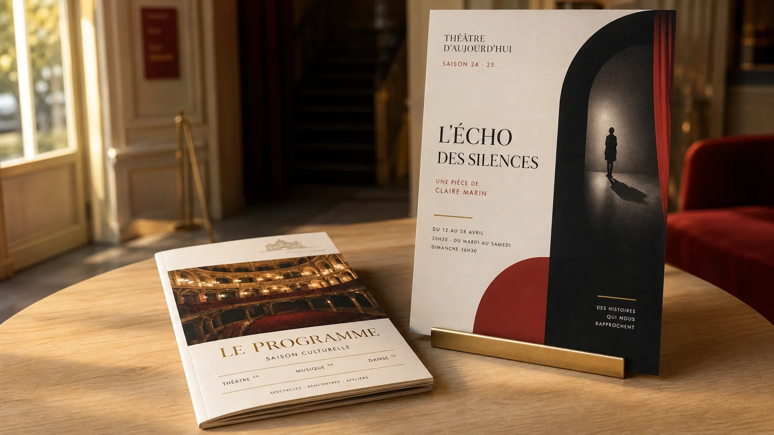 Impression de programme et affiche de théâtre : guide