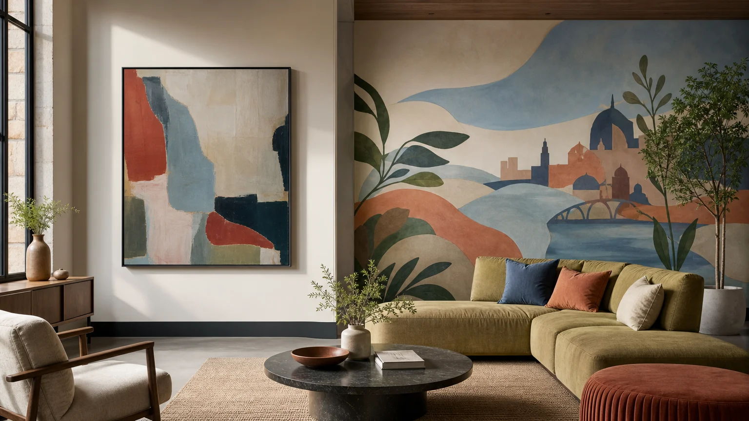What's better: a painting or a mural for my space? Guide