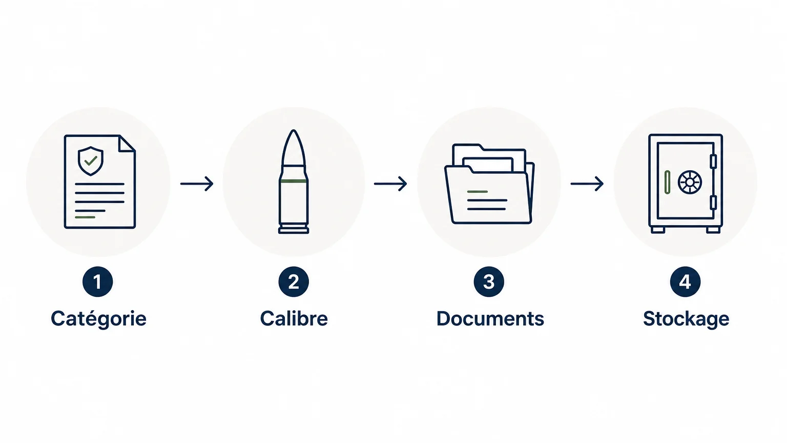 Checklist des critères à vérifier avant l’achat d’une arme en France