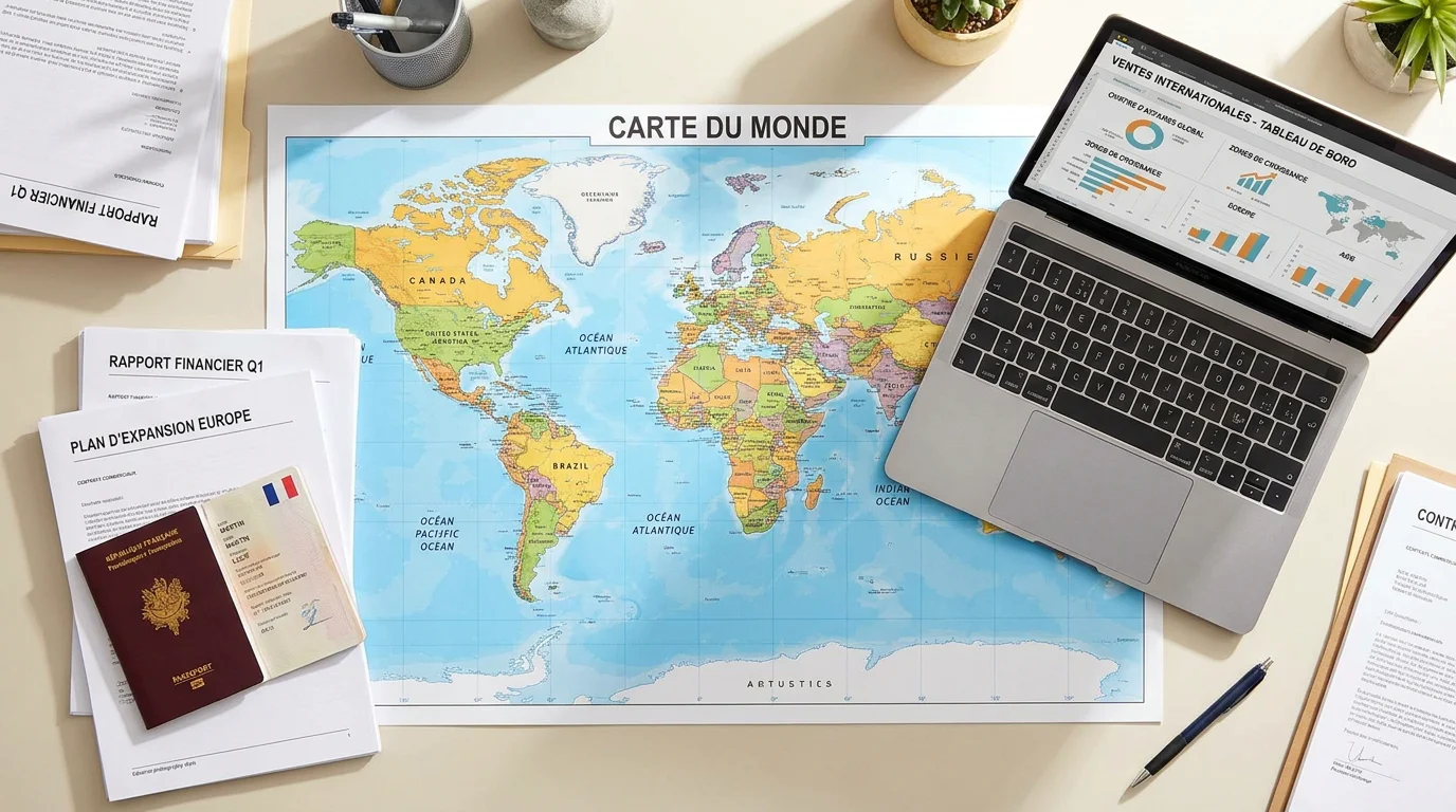 Stage en commerce international : le guide complet en 2026