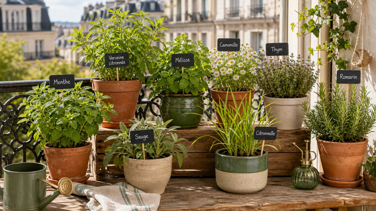 Huit plantes faciles à cultiver pour les infusions maison