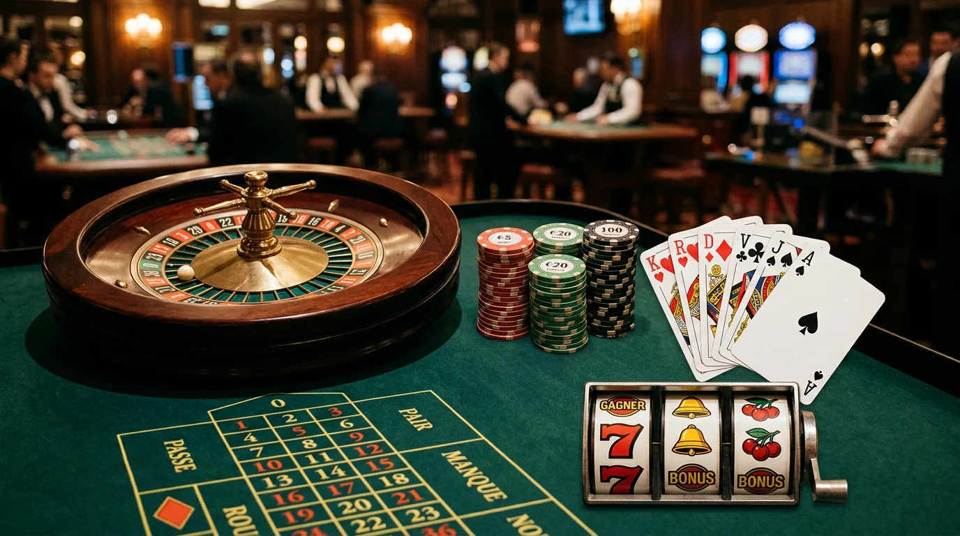 Jeux de casino : liste complète et RTP des jeux en 2026
