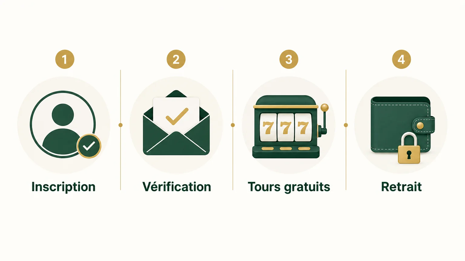 Checklist illustrée pour activer et utiliser des tours gratuits