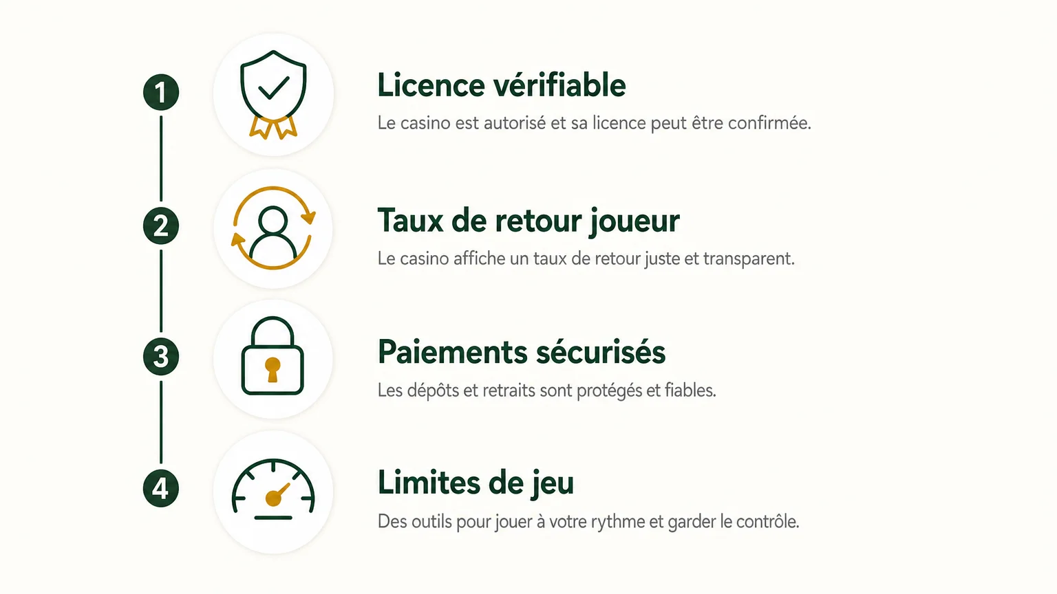 Checklist des critères pour choisir une plateforme de machines à sous